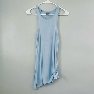 [GYMSHARK] Long Tank Top Side Tie Leightweight